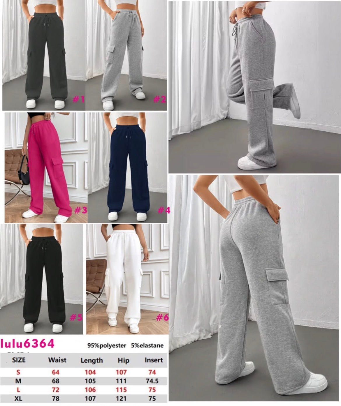 L Cargo Track Pants