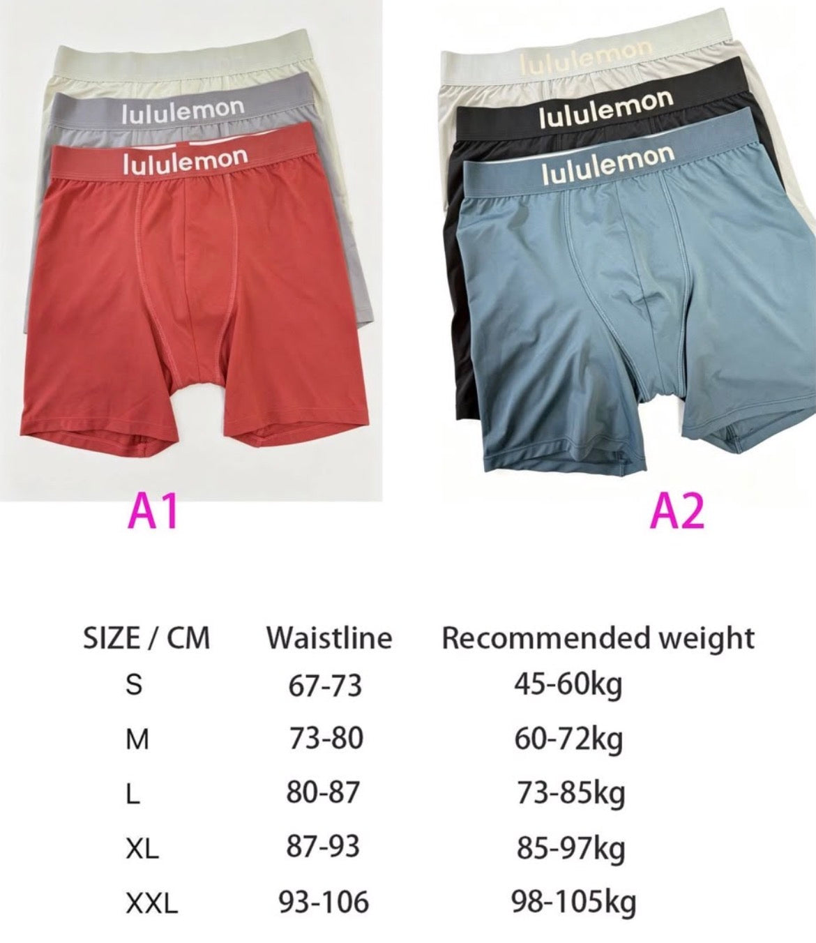 L Boxers 3 Pack