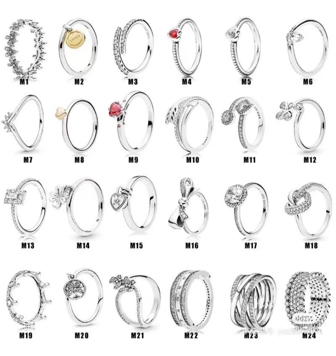P S925 Silver Ring S